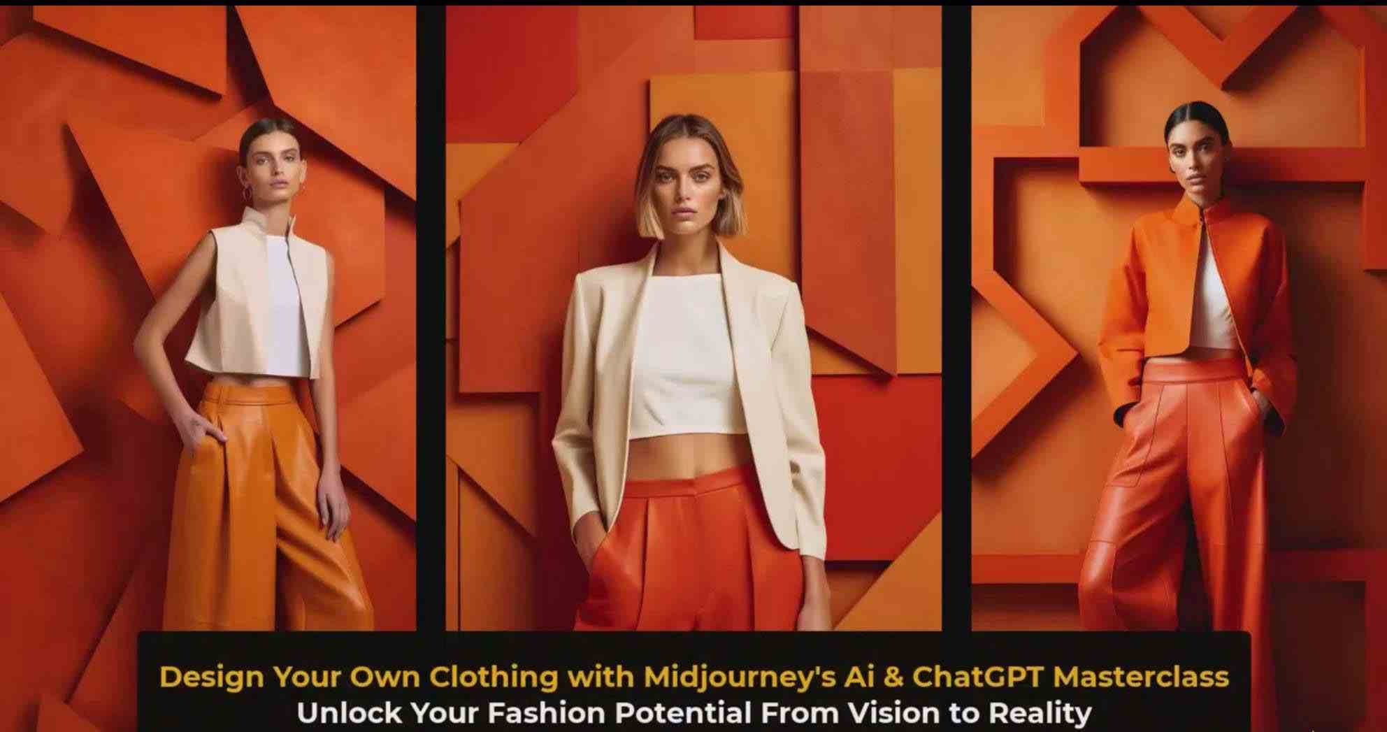 图片[5]-利用 Midjourneys Ai 人工智能设计自己的服装AI大师班-10节课-中英字幕-千寻创业网
