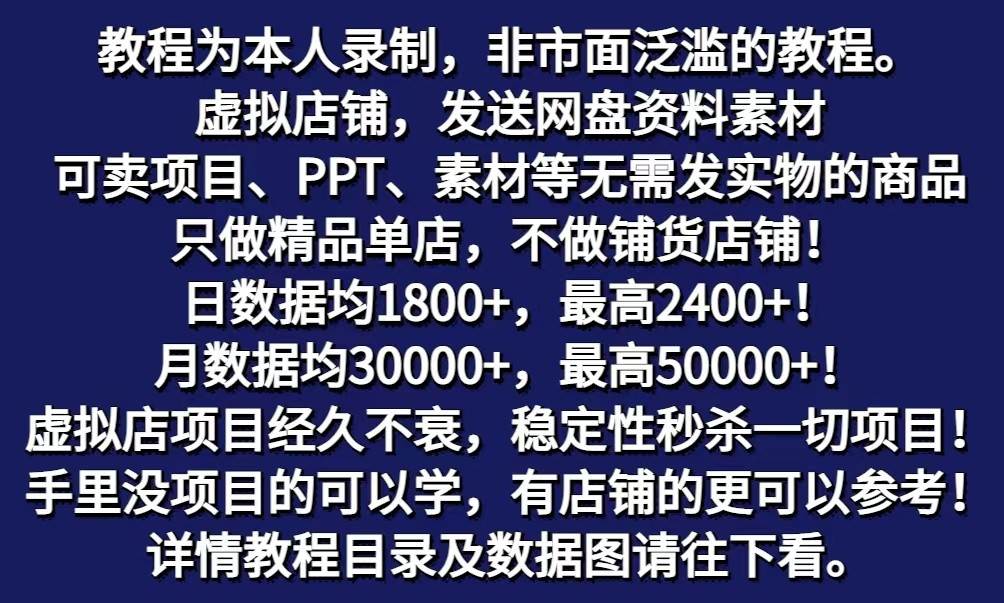 图片[2]-拼多多虚拟电商训练营月入40000+你也行，暴利稳定长久，副业首选-千寻创业网