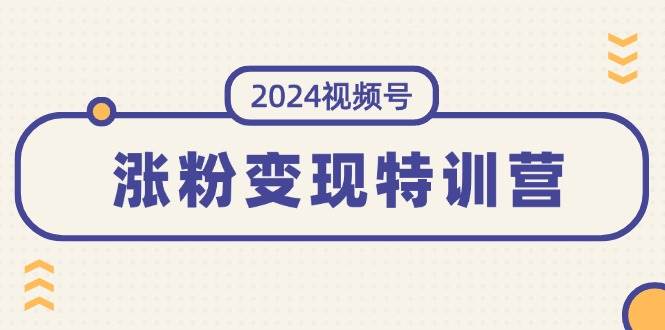 （11779期）2024视频号-涨粉变现特训营：一站式打造稳定视频号涨粉变现模式（10节）-千寻创业网