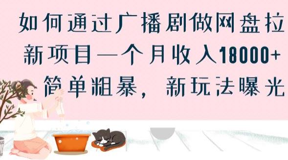 如何通过广播剧做网盘拉新项目一个月收入18000+，简单粗暴，新玩法曝光【揭秘】-千寻创业网