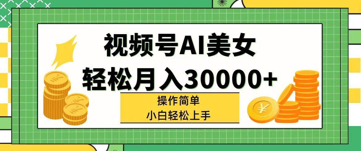 （11812期）视频号AI美女，轻松月入30000+,操作简单小白也能轻松上手-千寻创业网