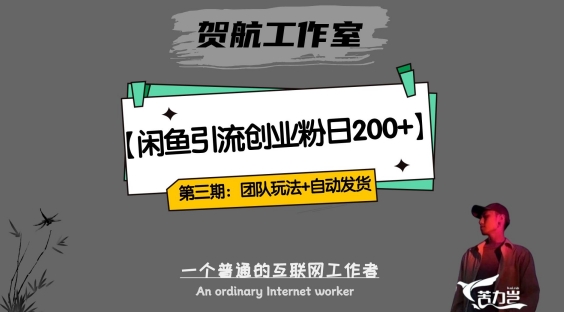 第三期：暴力引流，无脑搬运，闲鱼创业粉引流一天200+，更新全自动发货的团队闭环模式【揭秘】-千寻创业网