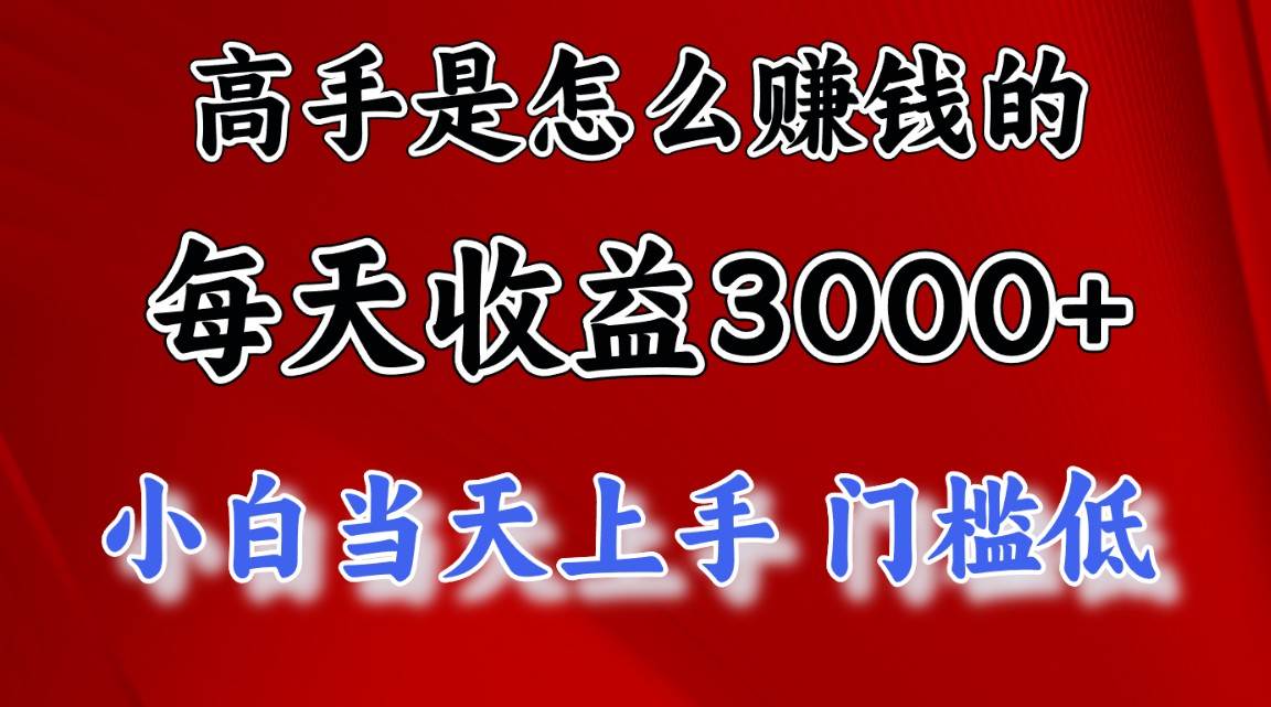 （12144期）1天收益3000+，月收益10万以上，24年8月份爆火项目-千寻创业网