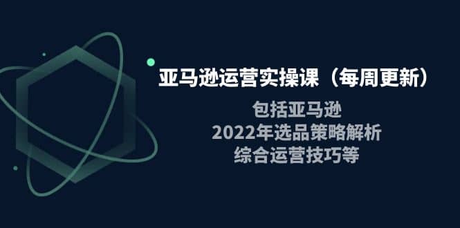亚马逊运营实操课（每周更新）包括亚马逊2022选品策略解析，综合运营技巧等-千寻创业网