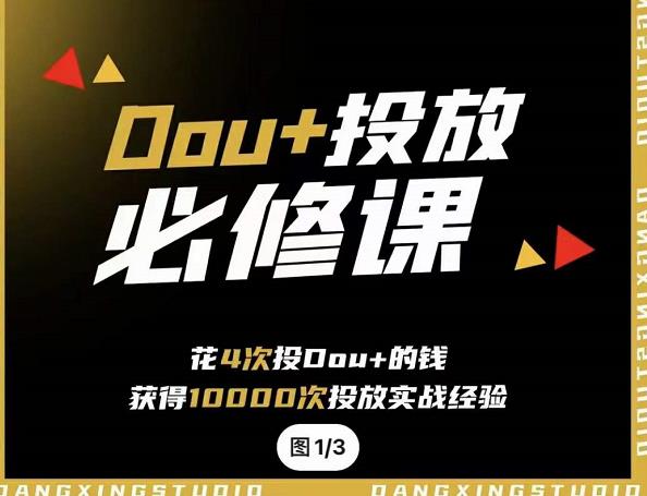 代同学DOU+投放训练营，用付费流量撬动大额自然流量，过得超额变现转化-千寻创业网