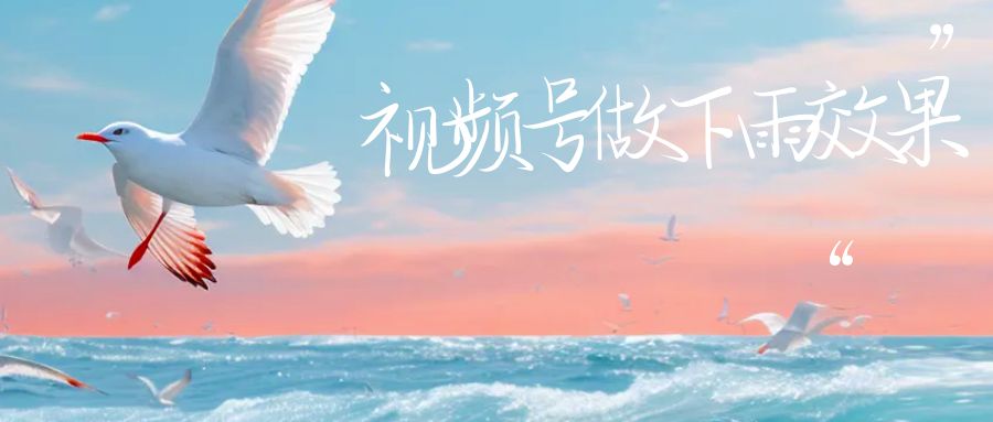 视频号做下雨视频，一个账号一周涨粉10W+，日入1000+附保姆级教程-千寻创业网