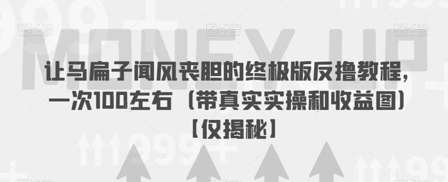 让马扁子闻风丧胆的终极版反撸教程，一次100左右（带真实实操和收益图）【仅揭秘】-千寻创业网