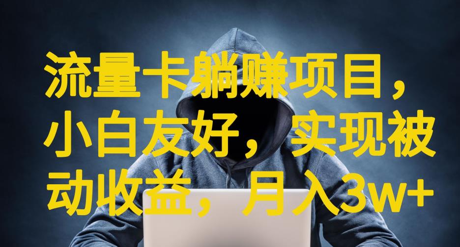 流量卡躺赚项目，小白友好，开设后台，实现被动收益，只要出卡，就能一直赚钱，利润高昂【揭秘】-千寻创业网