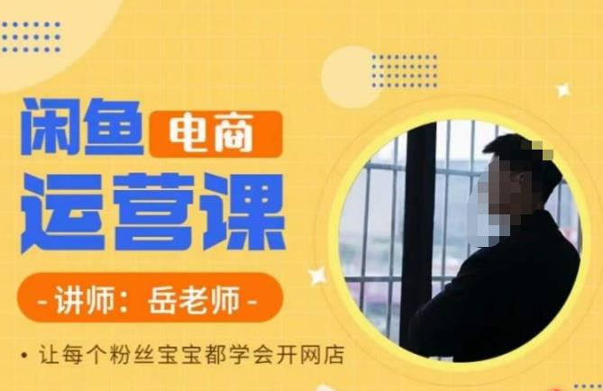 岳老师·闲鱼电商运营课，让每个粉丝宝宝都学会开网店-千寻创业网