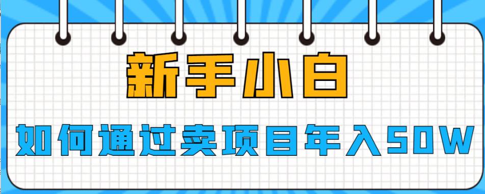 新手小白如何通过卖项目年入50W【揭秘】-千寻创业网