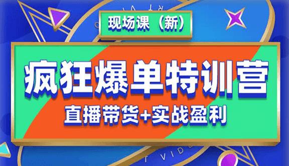 抖音短视频疯狂爆单特训营现场课（新）直播带货+实战案例-千寻创业网