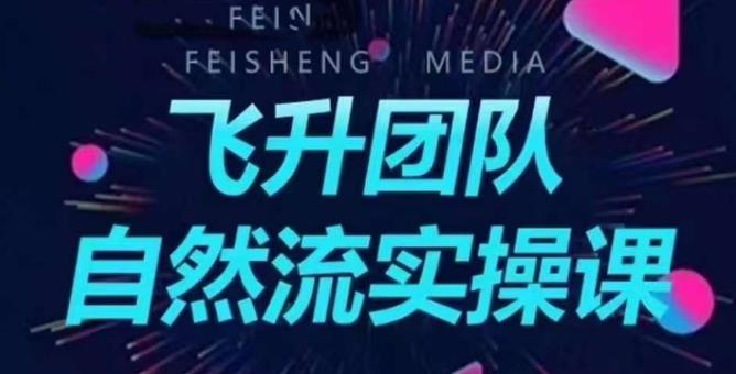 飞升团队课程自然流实操课，抖音半无人起号主播间搭建教学-千寻创业网