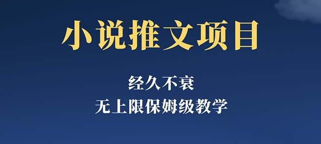 经久不衰的小说推文项目，单号月5-8k，保姆级教程，纯小白都能操作-千寻创业网