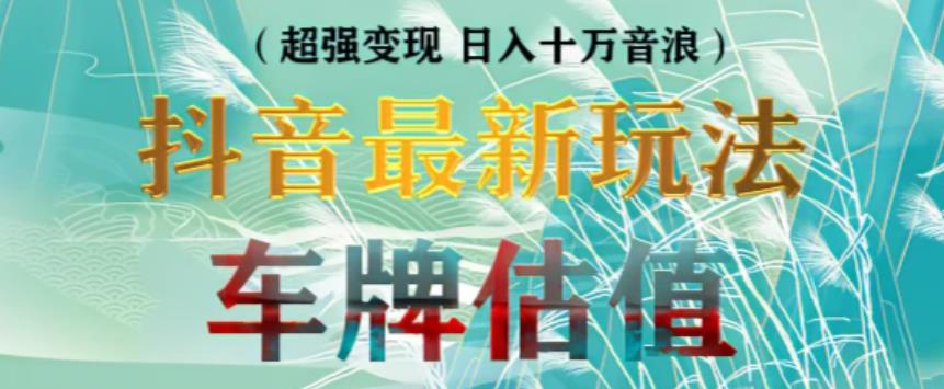 抖音最新无人直播变现直播车牌估值玩法项目，轻松日赚几百+【详细玩法教程】-千寻创业网