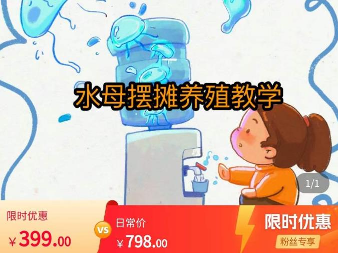 水母摆摊教学，包括摆摊技术、养殖技术、拿货渠道、抖音运营等-千寻创业网