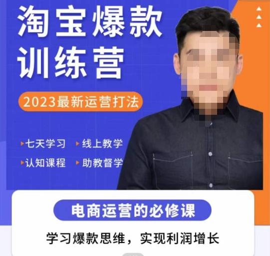 爱上黄昏·淘宝爆款训练营，2023最新运营打法，学习爆款思维，实现利润增长-千寻创业网