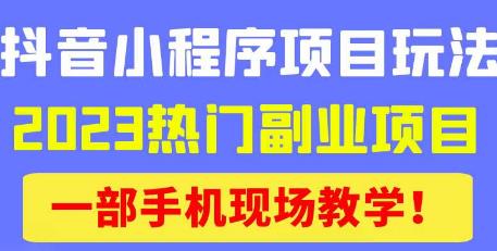 抖音小程序9.0新技巧，2023热门副业项目，动动手指轻松变现-千寻创业网