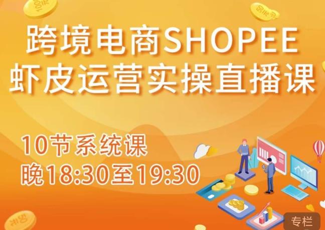 跨境电商Shopee虾皮运营实操直播课，从零开始学，入门到精通（10节系统课）-千寻创业网