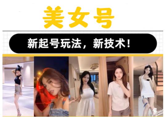 2023抖音快手短视频美女号课程制作玩法教程，美女号搬运新起号玩法，新技术（素材+教程）-千寻创业网