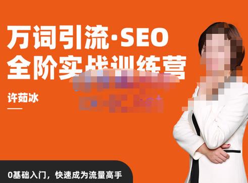 许茹冰·万词引流-SEO全阶实战训练营，0基础入门，快速成为流量高手-千寻创业网