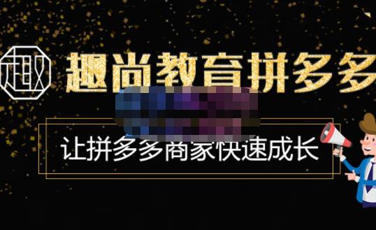 趣尚教育·拼多多运营实操VIP特训营，让拼多多商家快速成长-价值3180元-千寻创业网