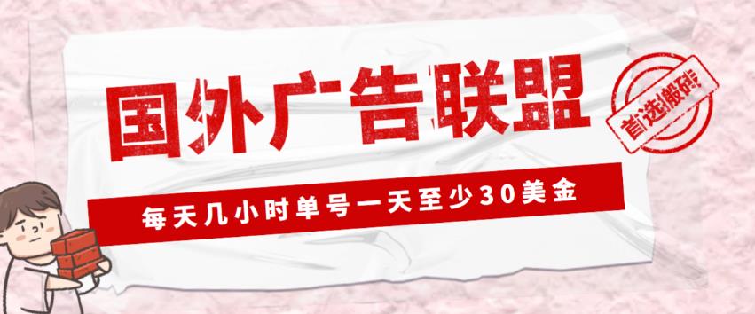 外面收费1980的最新国外LEAD广告联盟搬砖项目，单号一天至少30美金【详细玩法教程】-千寻创业网