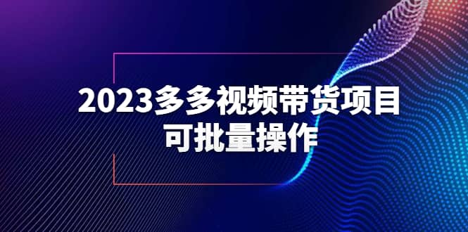 2023多多视频带货项目，可批量操作【保姆级教学】-千寻创业网