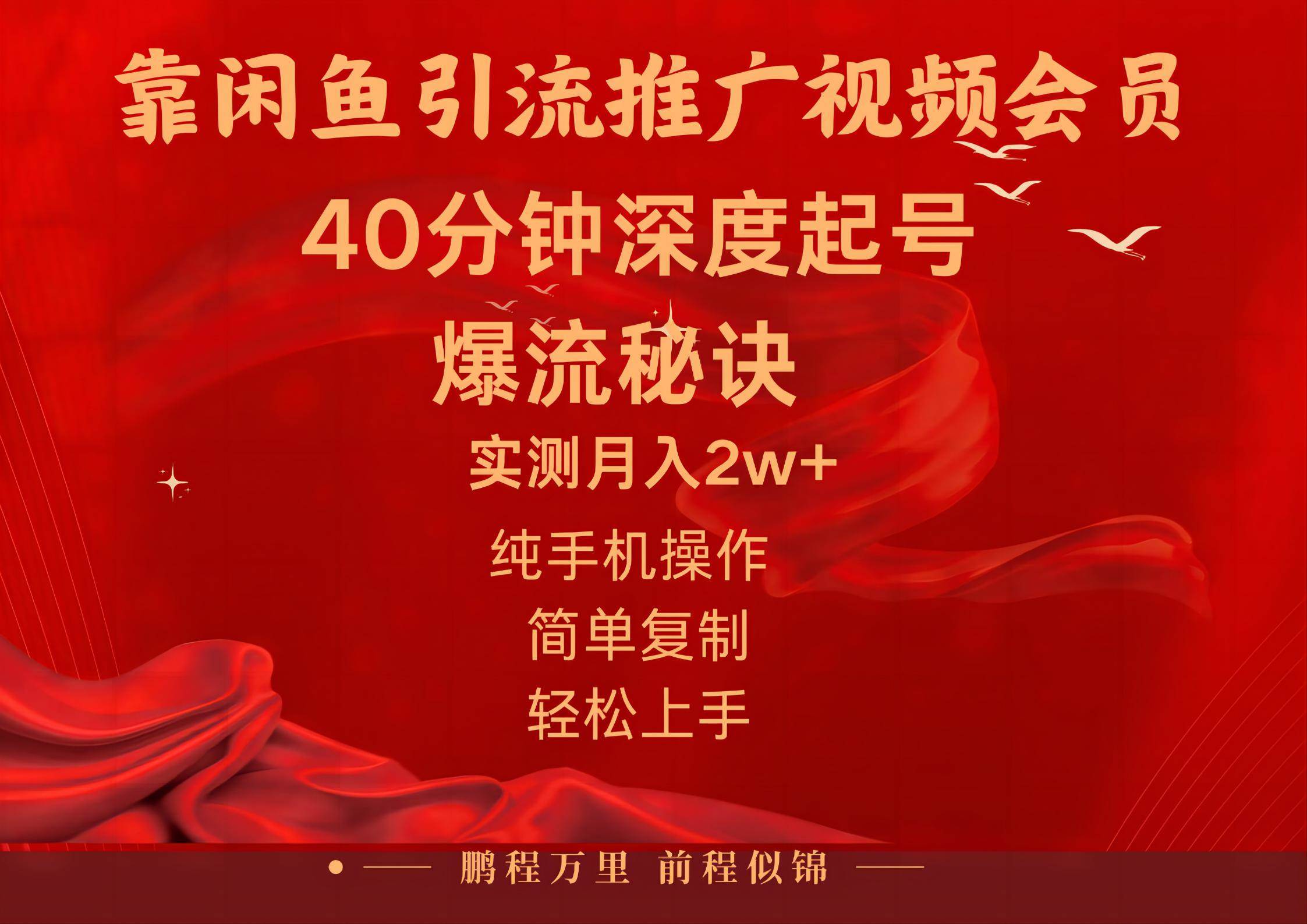 （10896期）闲鱼暴力引流推广视频会员，能做到日入2W+，操作简单-千寻创业网