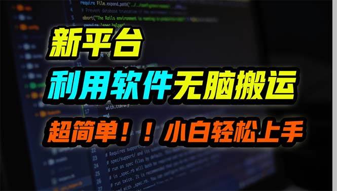 （9745期）新平台用软件无脑搬运，月赚10000+，小白也能轻松上手-千寻创业网