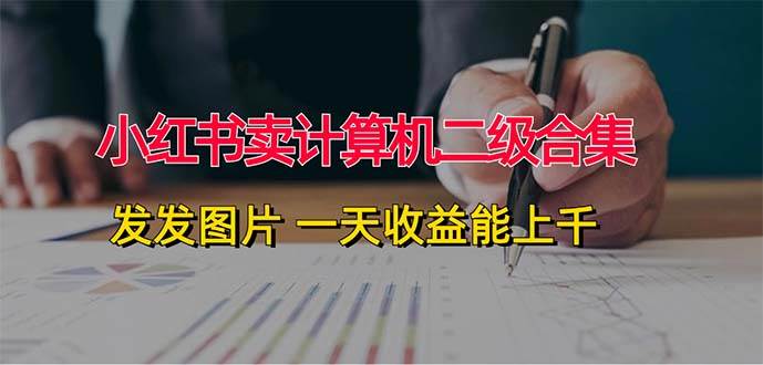 （12228期）小红书卖计算机二级合集，发发图片 一天收益能上千-千寻创业网