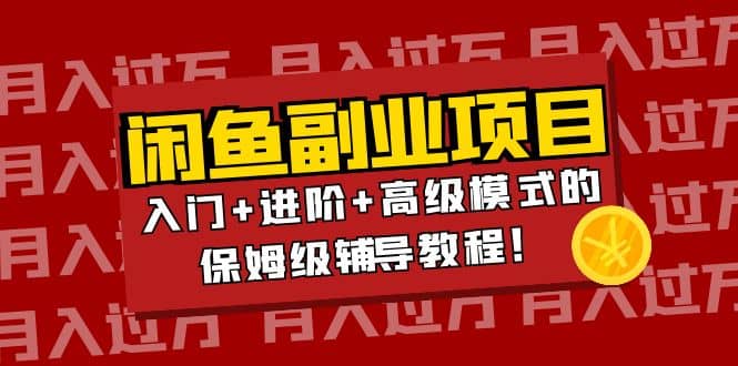 月入过万闲鱼副业项目：入门+进阶+高级模式的保姆级辅导教程-千寻创业网
