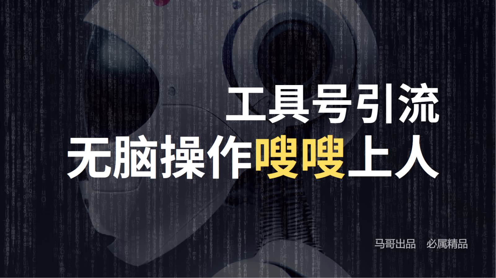工具号高效引流法，嗖嗖上人，日引1000+，直接搬运，无脑操作-千寻创业网