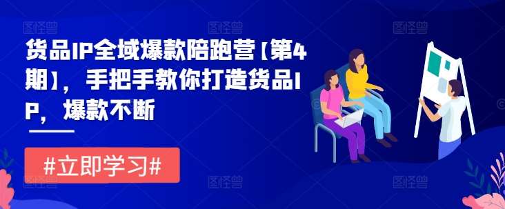 货品IP全域爆款陪跑营【第4期】，手把手教你打造货品IP，爆款不断-千寻创业网