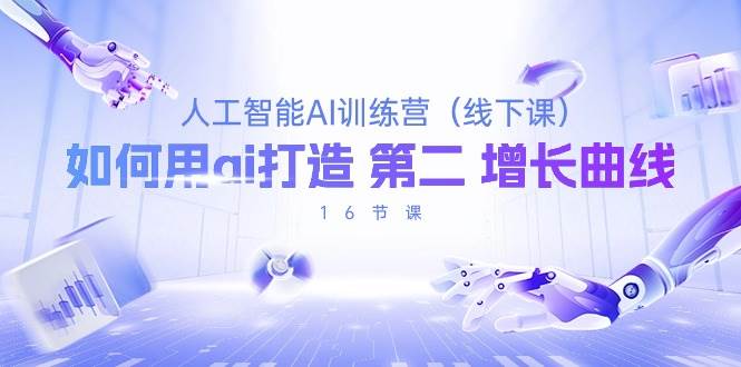 （10413期）人工智能AI训练营（线下课），如何用ai打造 第2增长曲线（16节课）-千寻创业网
