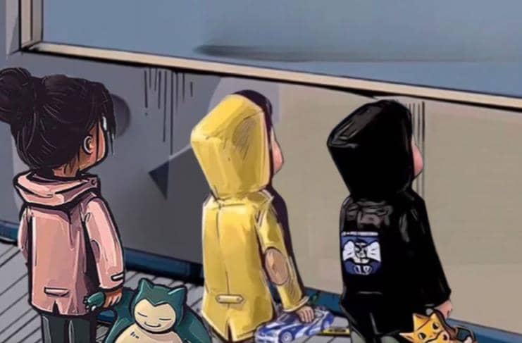 橱窗看车男孩汽车头像制作项目-千寻创业网