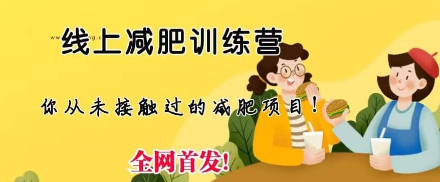 线上减肥训练营，足不出户，仅靠拉几个社群，发几条朋友圈，就可以月实现入五位【揭秘】-千寻创业网