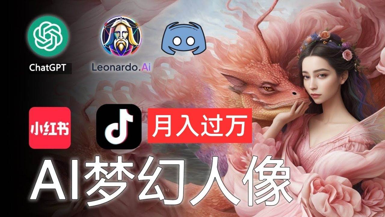 （11575期）AI摄影梦幻人像：零基础也能月入过万的秘密-千寻创业网