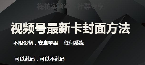 梅花实验室社群最新卡封面玩法3.0，不限设备，安卓苹果任何系统-千寻创业网
