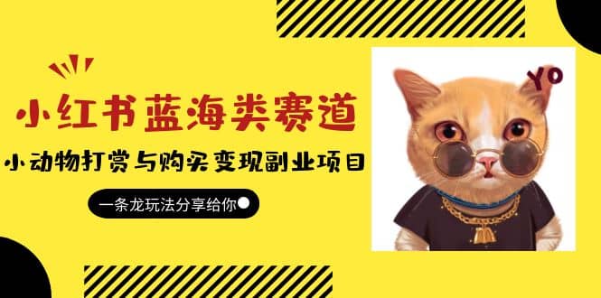 小红书蓝海类赛道：小动物打赏与购买变现副业项目，一条龙玩法分享给你-千寻创业网