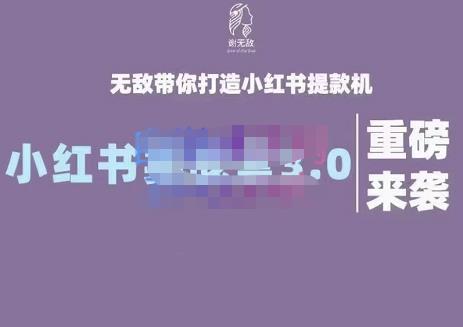 谢无敌·小红书实战营3.0，无敌带你打造小红书提款机 价值7999元-千寻创业网