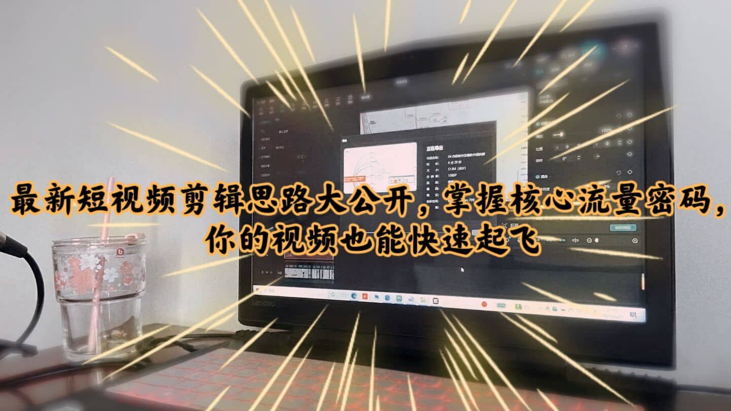 最新短视频剪辑思路大公开，掌握核心流量密码，你的视频也能快速起飞-千寻创业网