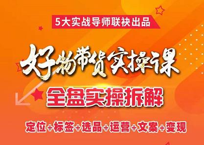 抖音好物带货实操课，全盘拆解抖音好物带货号全套流程打法-千寻创业网