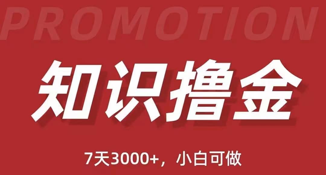 抖音知识撸金项目：执行力强当天见收益(教程+资料)-千寻创业网