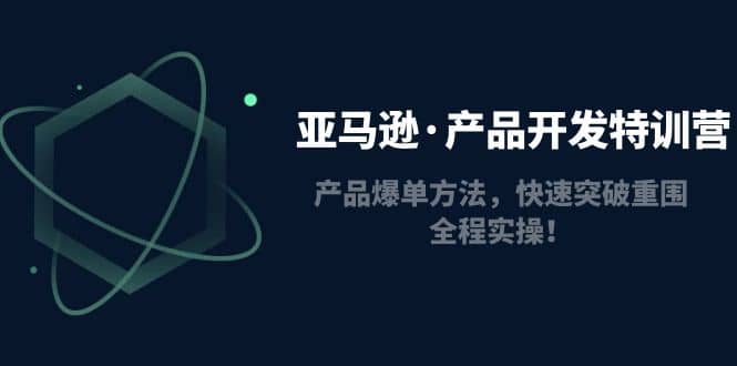 亚马逊·产品开发特训营：产品爆单方法，快速突破重围，全程实操-千寻创业网