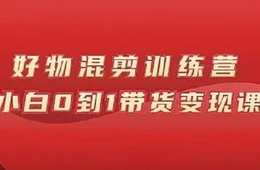 万三好物混剪训练营：小白0到1带货变现课-千寻创业网