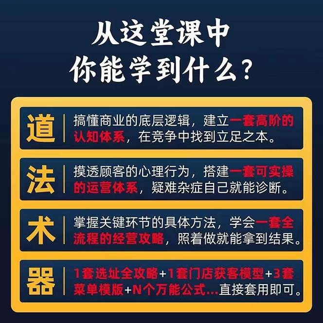 图片[2]-餐饮店盈利实操方法：教你怎样开一家持续能赚钱的餐厅（25节）-千寻创业网