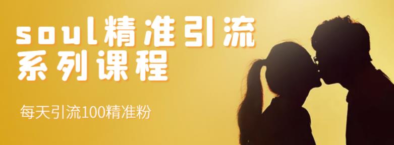 soul精准引流系列课程，每天引流100精准粉-千寻创业网