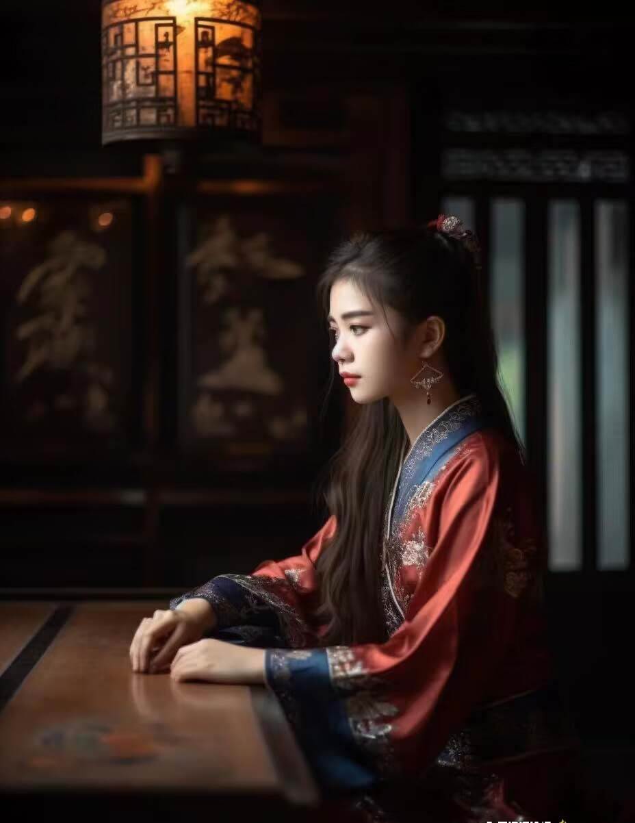 图片[7]-Midjourney关键词-AI生成中国风古装汉服美女人像提示关键词-千寻创业网