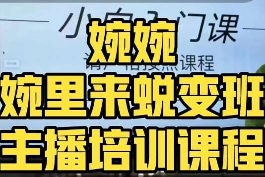 婉婉·婉里来蜕变班（主播课）全方位理解底层逻辑并灵活运用-千寻创业网