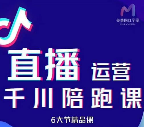 美尊-抖音直播运营千川系统课：直播​运营规划、起号、主播培养、千川投放等-千寻创业网